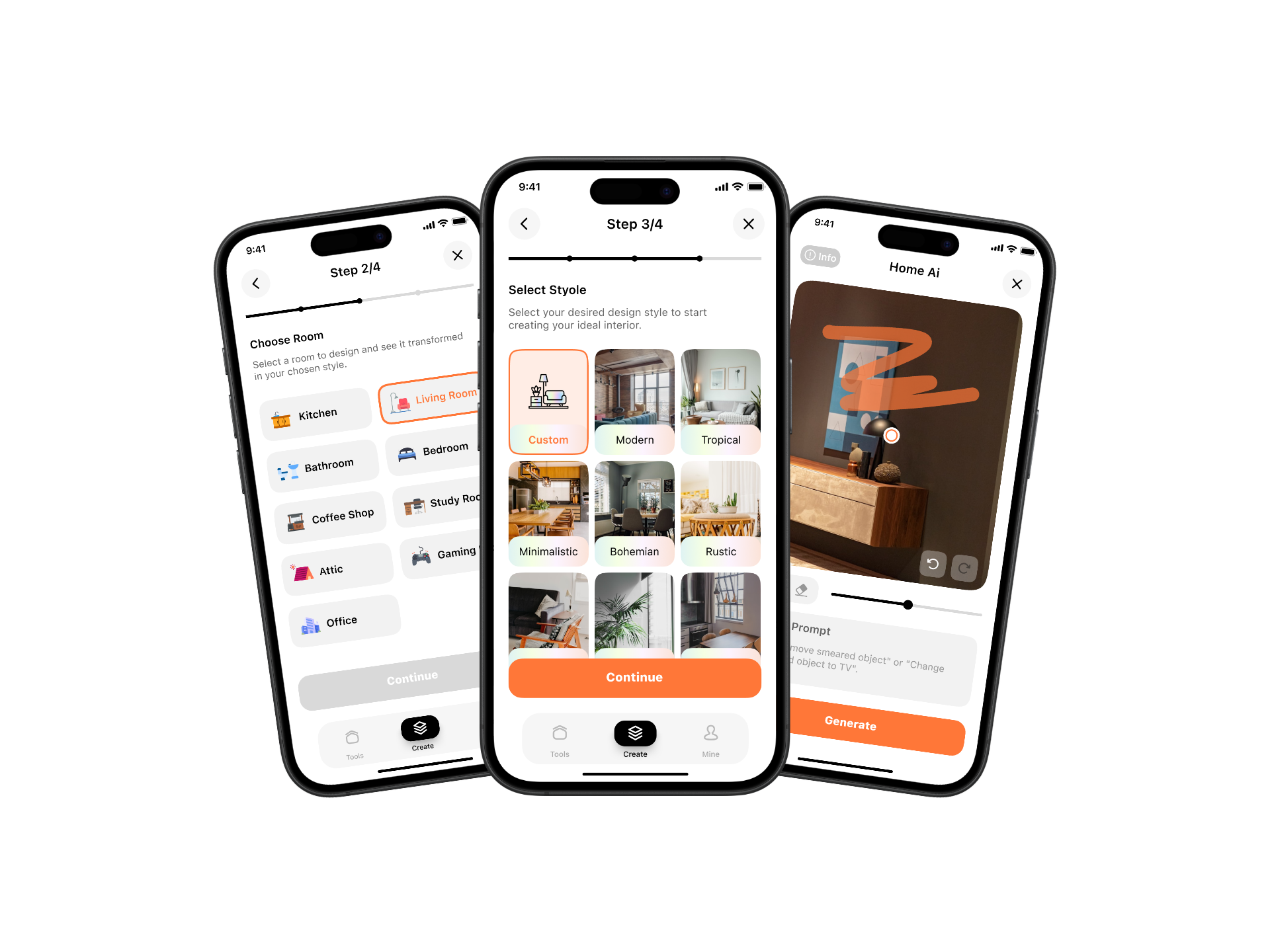 RoomAI App Interface